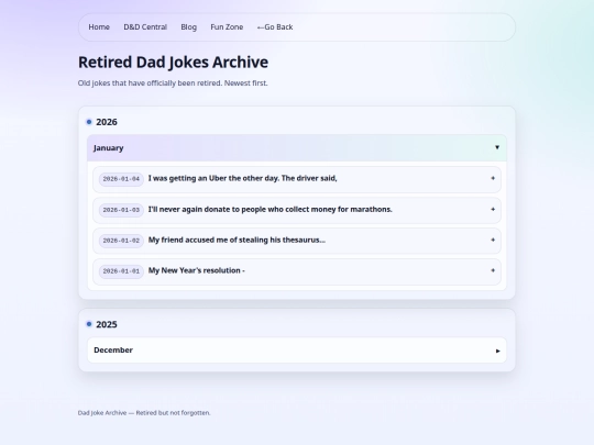 dadjokes/dadjokesarchive screenshot