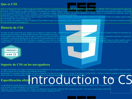 Introduccion CSS screenshot