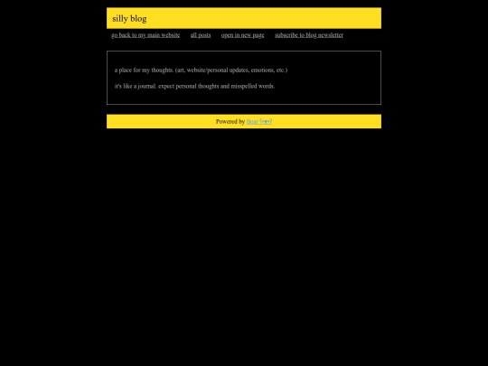 blog screenshot