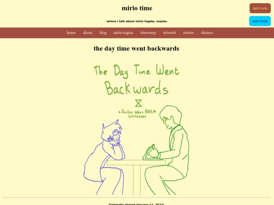 stories/thedaytimewentbackwards screenshot