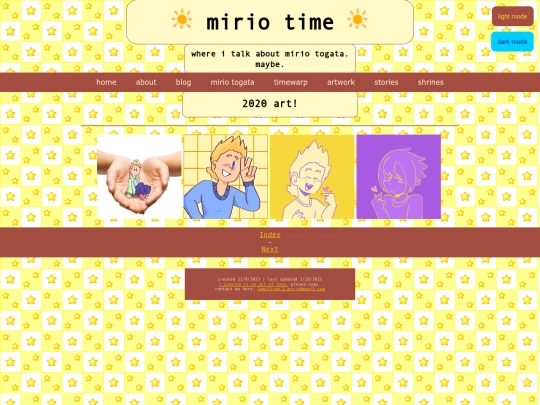 timewarpartpages/art2020 screenshot