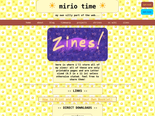 zines screenshot