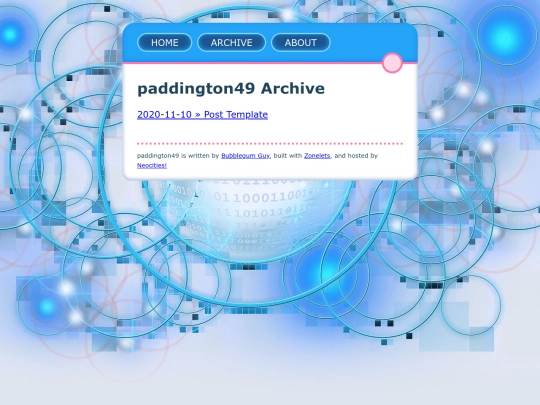 archive screenshot