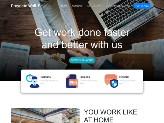 landing page feria tp/simple-landing-page screenshot