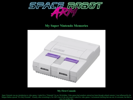 snes-memories screenshot