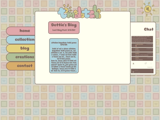 blog screenshot