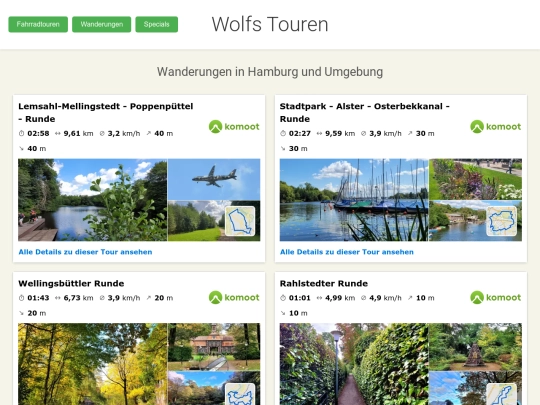 wandern-hamburg screenshot