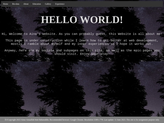 HOMEPAGES screenshot
