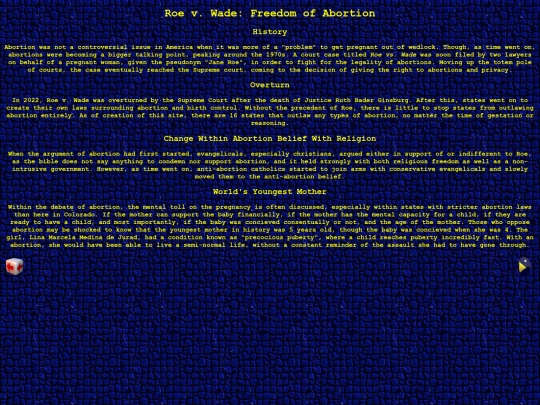 RoeVWade screenshot