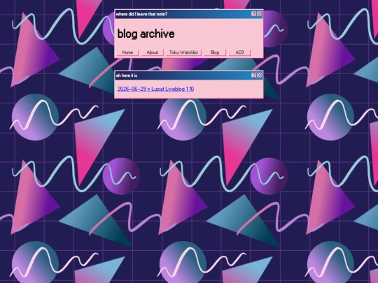 archive screenshot