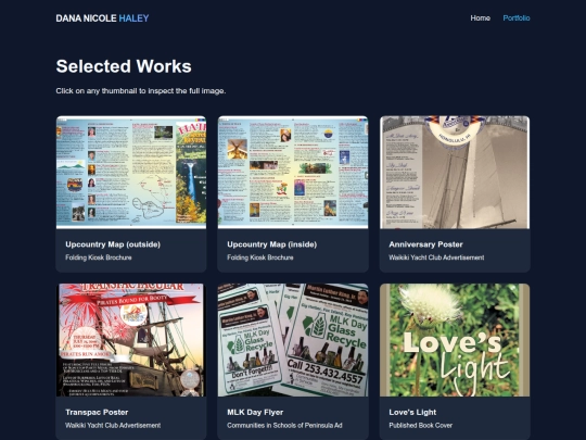 portfolio screenshot