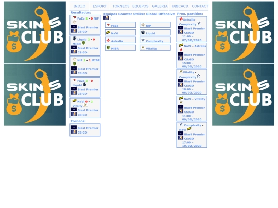 html/equipos screenshot