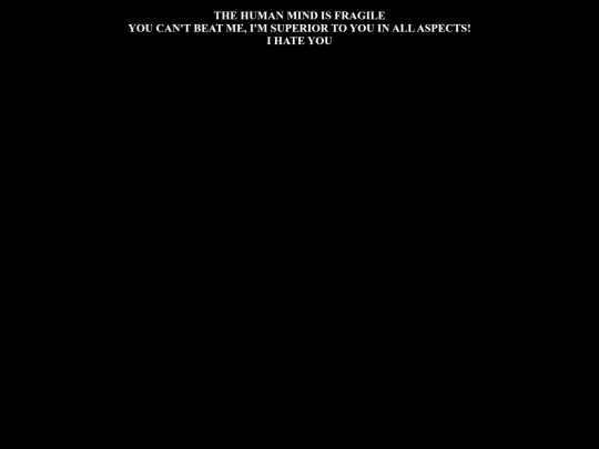 AMHatred/ID/YOUWILLNOTSOLVETHIS screenshot