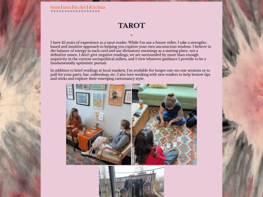 tarot screenshot