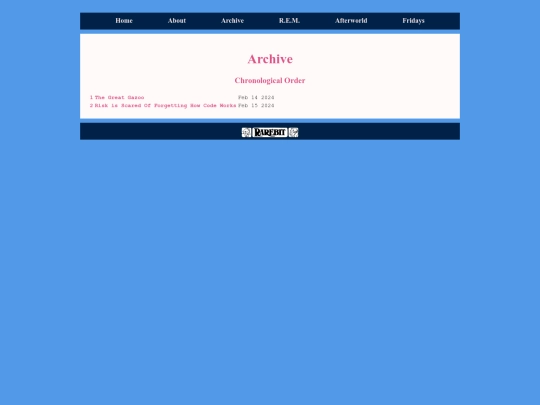 archive screenshot