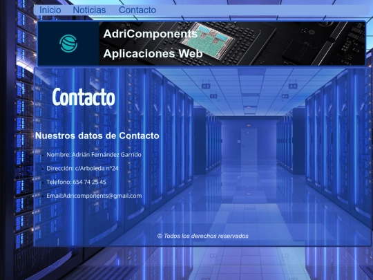 contacto screenshot
