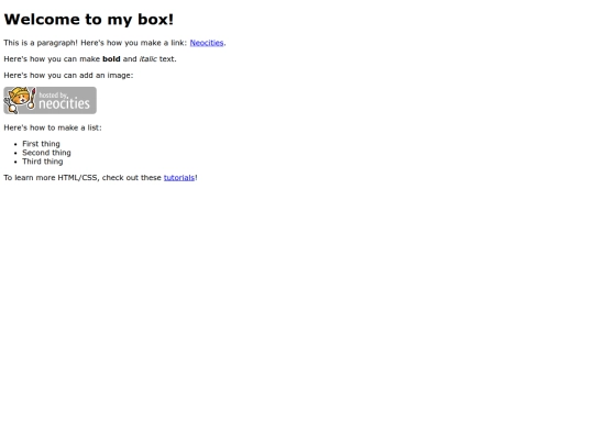 index screenshot