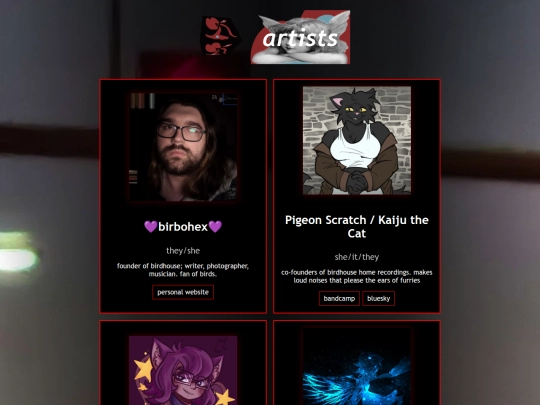 artists screenshot