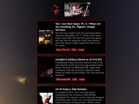 releases screenshot