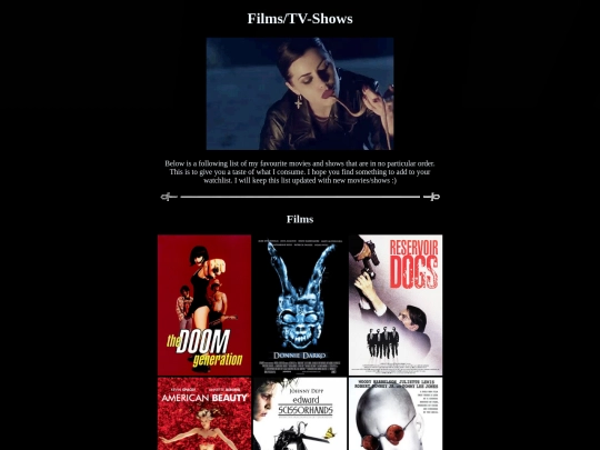 Films screenshot