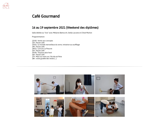 pagecafégourmand screenshot
