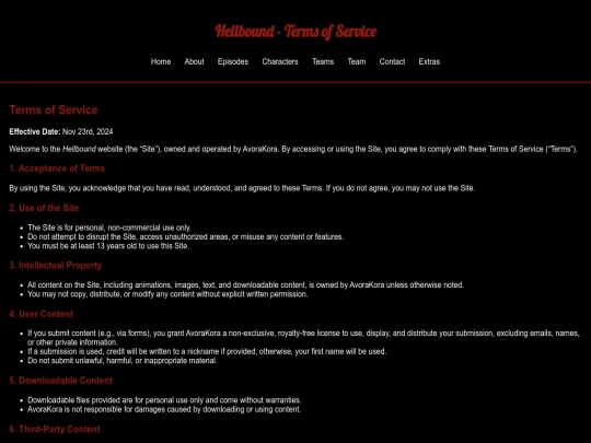 tos screenshot