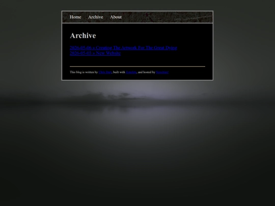blog/archive screenshot