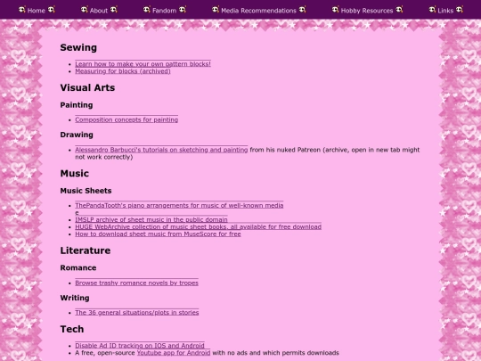 websites_of_interest screenshot