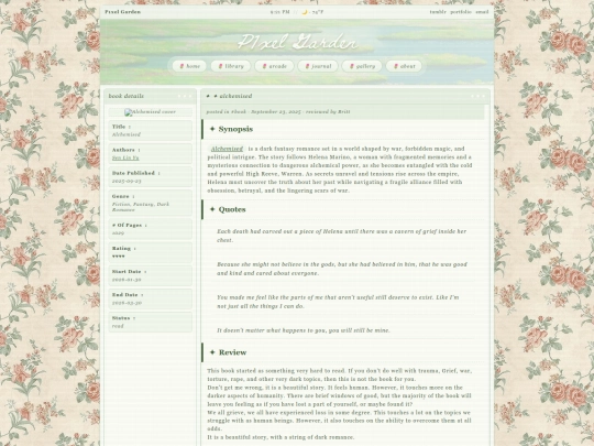 books/alchemised screenshot