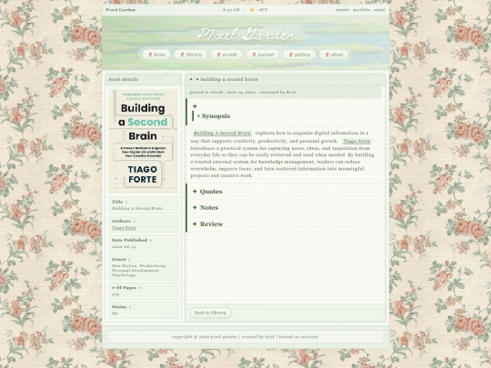 books/building-a-second-brain screenshot