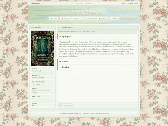 books/thistlemarsh screenshot