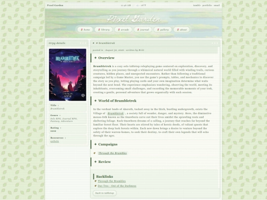games/brambletrek screenshot