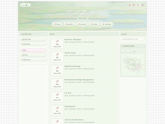 seeds screenshot