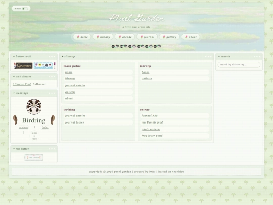 sitemap screenshot