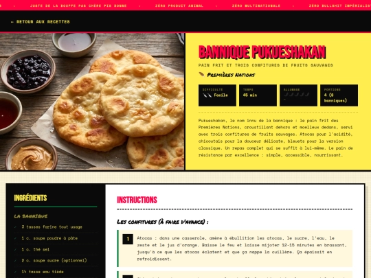 recettes/recette-bannique screenshot