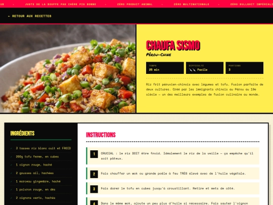 recettes/recette-chaufa screenshot