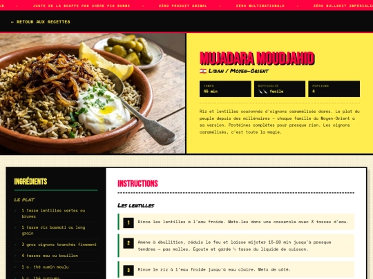 recettes/recette-mujadara screenshot