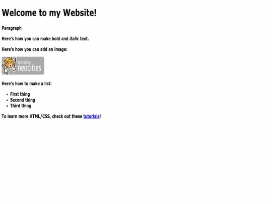 index screenshot
