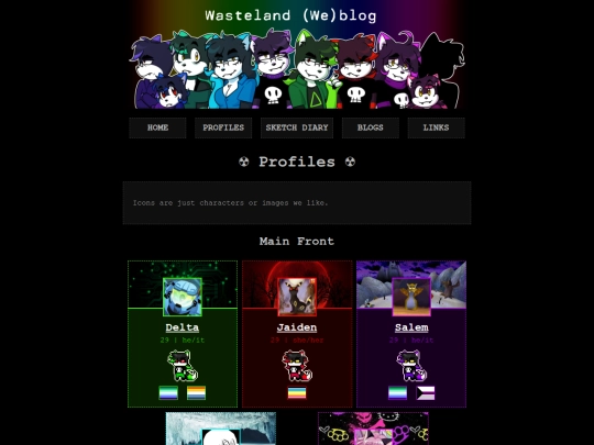 profiles screenshot