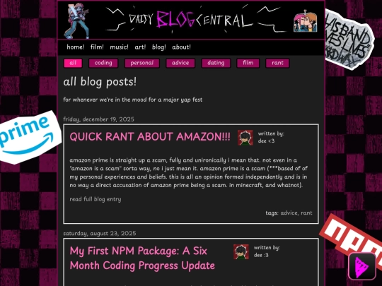 blogs screenshot
