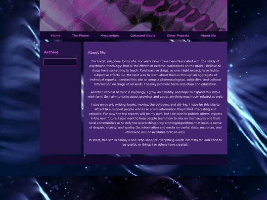 aboutme screenshot