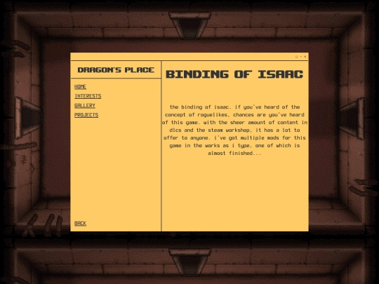 interests/isaac screenshot