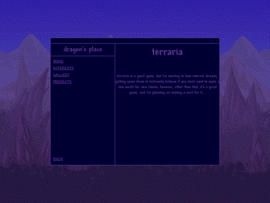 interests/terraria screenshot