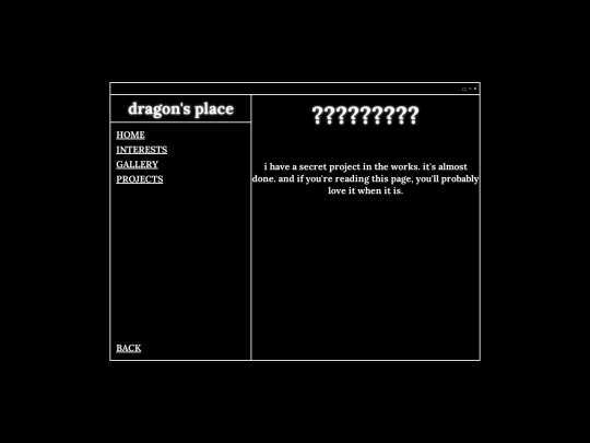 projects/secrets screenshot