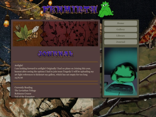 journal screenshot
