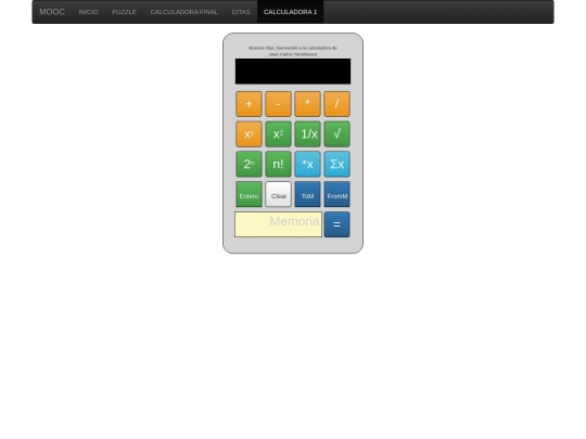 carrusel/calculadora screenshot