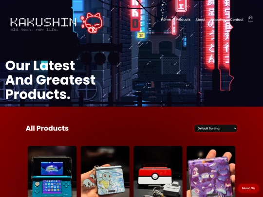 products screenshot