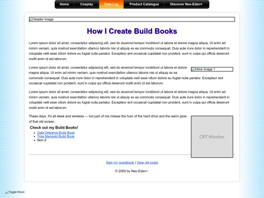 How I Create Build Books screenshot