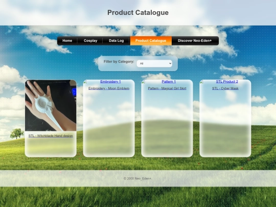 ProductCatalogue screenshot