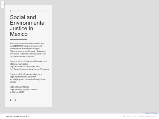 SURCO_STORYMAP screenshot